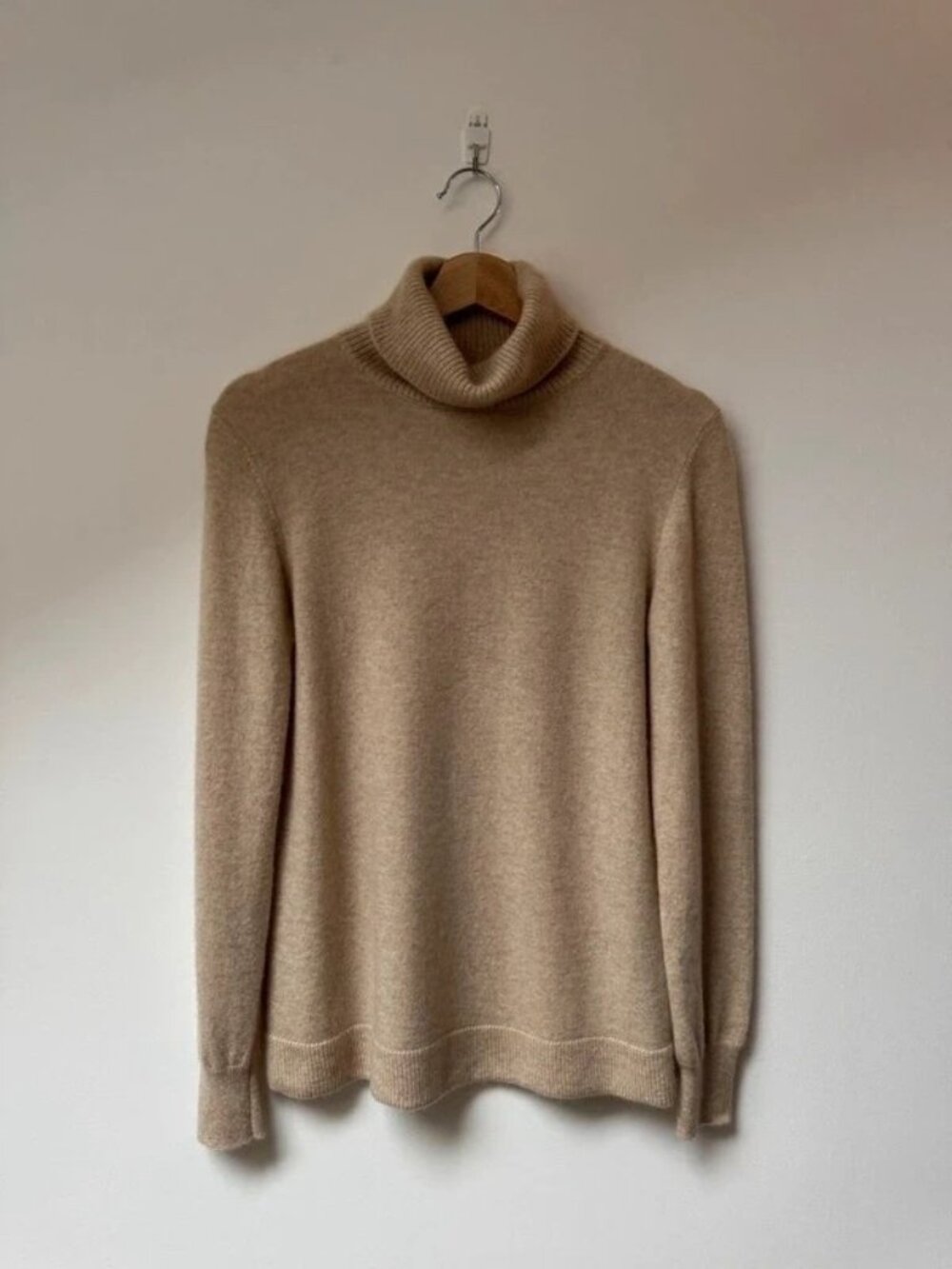 Massimo Dutti 100% Cashmere Roll Neck Jumper L
